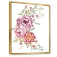 thumbnail image 3 of Designart 'Bouquet of Purple and Pink Flowers III' Farmhouse Framed Canvas Wall Art Print, 3 of 5