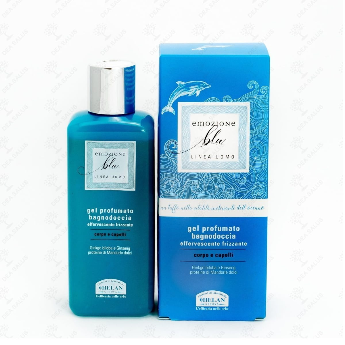 Helan Emozione Blu Scented Gel Bath and Shower 200ml 6.8 fl oz