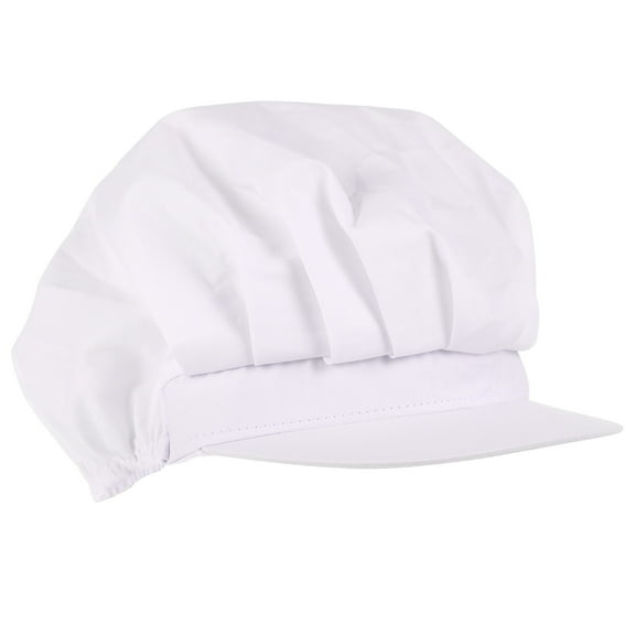Hongchegh Elastic Chef Hat Kitchen Caps Culinary Working Beanie White