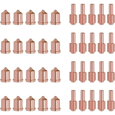 20Pcs 220669 Electrode 20Pcs 220671 Nozzle Tip Fit Hypertherm PMX 45 T45V Cutting Torch Consumable
