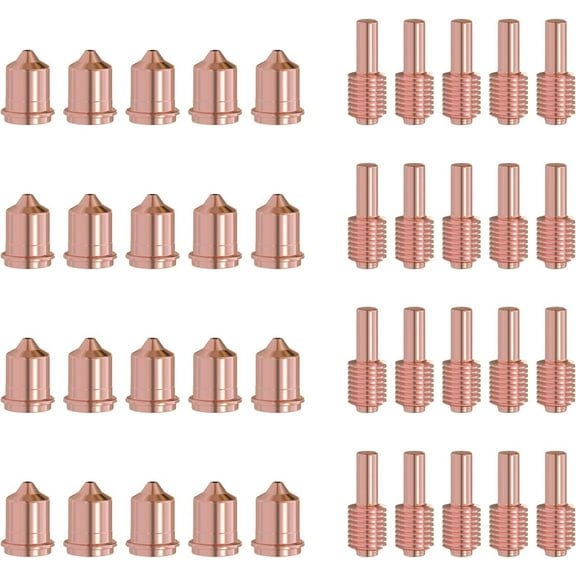 20Pcs 220669 Electrode 20Pcs 220671 Nozzle Tip Fit Hypertherm PMX 45 T45V Cutting Torch Consumable