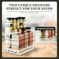 thumbnail image 3 of Vertical Spice Combo Spice Rack Drawer - Pull Out Pantry Organizers and Storage - Kitchen Cabinet Organizer - Seasoning Sliding Caddy - Made in USA (5.75" W x 10.75" H x 10.60" D, Assembled), 3 of 15