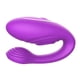 thumbnail image 3 of Vibrador para mujer, mini vibrador potente, masajeador vibratorio, resistente al agua, inalámbrico, para masaje de cuello, hombros, espalda y cuerpo, 1 pieza, color morado Sailing Electrónica, 3 of 3