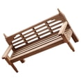 thumbnail image 2 of Wooden Furniture Model Decor Doll House Adornment Mini Garden Bench Model Prop, 2 of 5