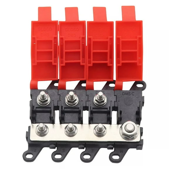 3/4/5/6 Way Fuse Block 200A for Midi Fuse Box Block Holder for Car Truck RV