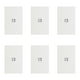 thumbnail image 1 of Placa Con 2 Apagadores De Escalera Y 1 Contacto Lucek FlatPack 6 blanco, 1 of 4
