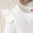 thumbnail image 5 of Esaierr 3PCS Newborn Girls Clothes Top + Skirts Headband Outfits Baby Plaid Skirt Casual Tops Set, 5 of 5