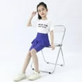 thumbnail image 6 of Yuanyu Kids Baby Girls Leggings with Ruffle Tutu Skirt Pants Stretchy Leggings Knee-Length Trousers 3-11Y, 6 of 9
