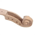 thumbnail image 1 of Violin Neck 4/4 Flame Maple Wood Replacement Violin Neck Head, 1 of 5