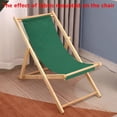 thumbnail image 3 of 2 sillas de playa para patio, de lona verde oscuro, de repuesto para sillas de exterior, de tela, 120 x 43 cm, portátiles y reclinables., 3 of 9
