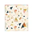 thumbnail image 4 of Vibrant Geometric Pattern Flannel Blanket - Soft Cozy and Warm for Sofa Travel Bed and Chair - Perfect for Modern Decor, 4 of 7