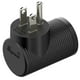 thumbnail image 2 of Adaptador de Corriente Plugrand Negro Ángulo Recto NEMA 5-15R a 5-15P 90 Grados, 2 of 8