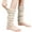 Beige, variant on IDALL Winter Fleece Lined Leg Warmers for Women Knit Long Leg Warmers Warm Fleece Lined Boot Socks for Skating Daily Wear Beige A