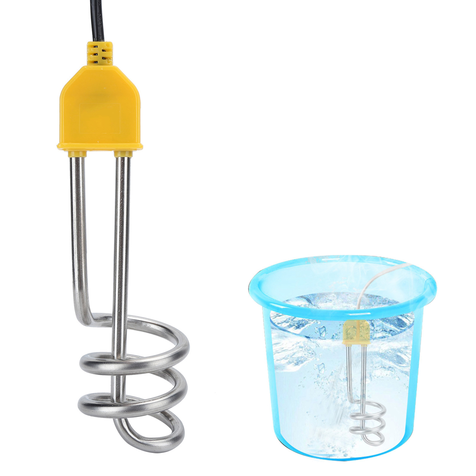 EOTVIA 1500W Electric Immersion Heater Boiler Portable Travel Floating