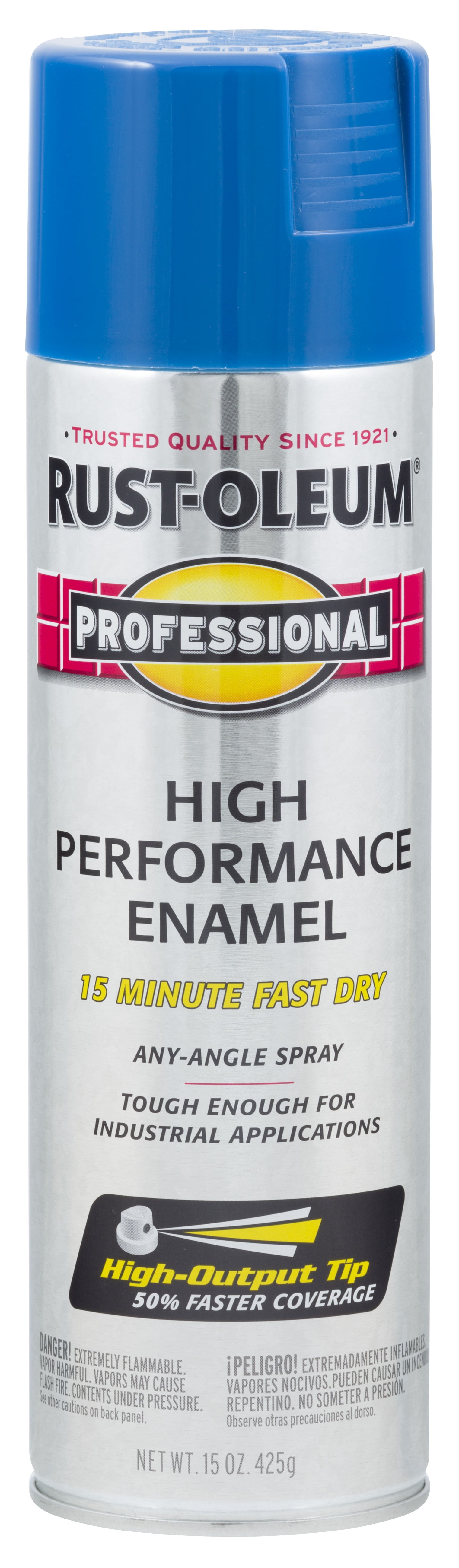 RustOleum Professional High Performance Enamel Spray Paint Safety Blue