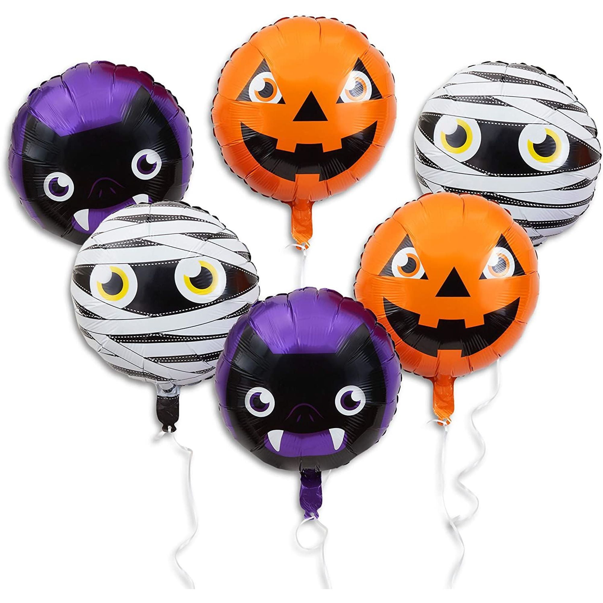 Halloween Foil Balloons (13 x 8 Inches, 15 Pack)