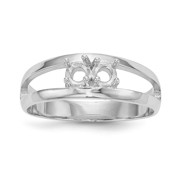 white gold mothers ring 4 stones