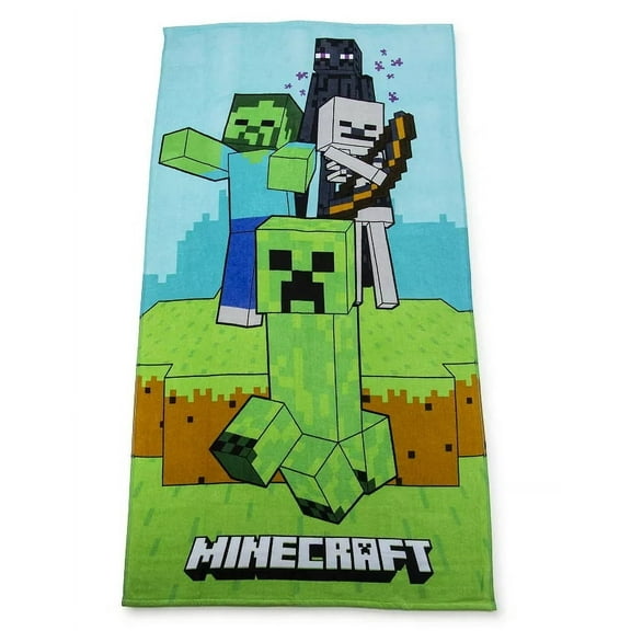 Minecraft Beach Towel