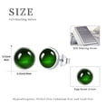 thumbnail image 5 of Midir&Etain Birthstone Stud Earrings 925 Sterling Silver Small Earrings Hypoallergenic Birthstone Jewelry Valentine's Mothers Day Birthday Gifts for Women, 5 of 7