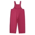thumbnail image 5 of Toddler Girls Casual Jumpsuit Rompers Adjustable Strap Jumpsuits with Pockets Girls Outfits Size 2T, 5 of 5