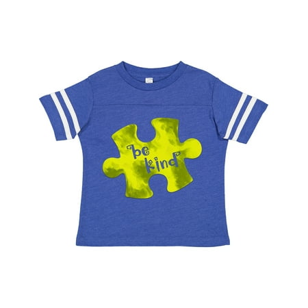 

Inktastic Autism Awareness Be Kind Green Puzzle Piece Gift Toddler Boy or Toddler Girl T-Shirt