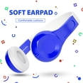 thumbnail image 3 of Funsmile Kids Headphones Wired Headphones for Kids with 3.5 MM Foldable On-Ear Headse Kids Headphones for Smartphone Tablet Computer MP3 / 4 Blue, 3 of 9