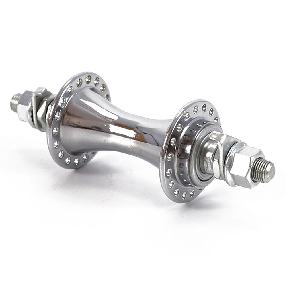 Paire De Moyeux Avant/arrière Campagnolo C Record Vintage - Argent, Dégagement Rapide, Italie