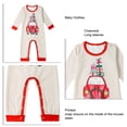 thumbnail image 4 of Pijama de manga larga con bloques de color para bebés de 18 a 24 meses y adultos, conjunto de pijama navideño familiar acogedor, 4 of 5