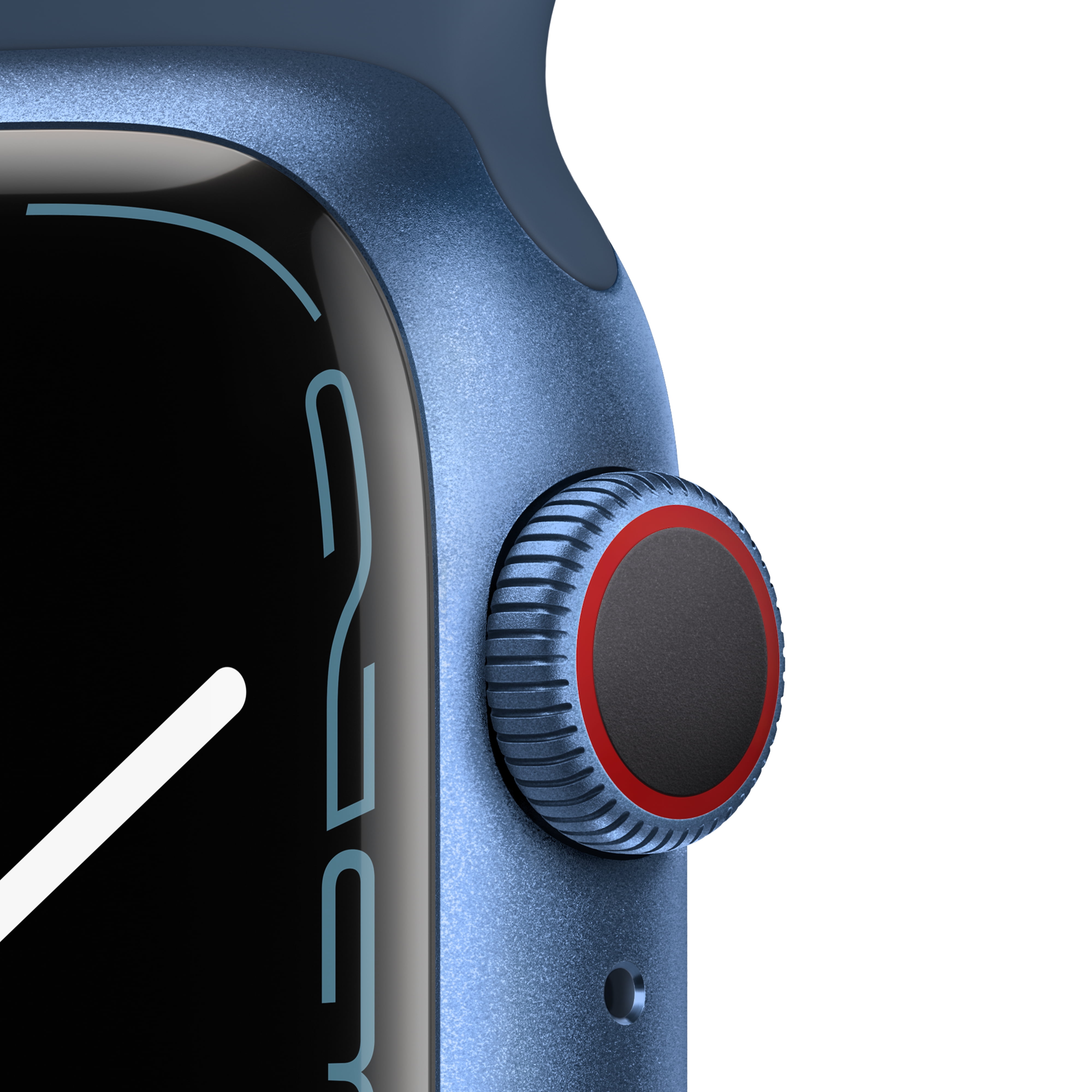 Apple Watch Series 7 GPS + Cellular, 41mm Blue Aluminum Case 