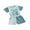 Blue, variant on EYIIYE Brother and Sister Matching Set 0-3Y Toddler Baby Letter Print Shirt Short Sleeve T-Shirt Crew Neck Tops with Contrast Color Shorts Sibling Outfits Infant Newborn Loose Casual Outfit for Summer