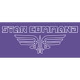 thumbnail image 2 of Women's Lightyear Star Command Outline Logo  Racerback Tank Top Purple Heather Small, 2 of 4