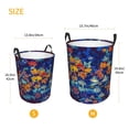 thumbnail image 3 of Fotbe Colorful Fall Leaves Cesto de Ropa con Asas, Cesto Impermeable de Gran Capacidad, Bolsa de Lavado para Dormitorio, Cesto de Ropa con Ruedas y Asas-Small, 3 of 6