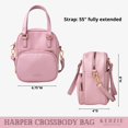 thumbnail image 6 of Kedzie Harper Multi-Pocket Crossbody Bag, Pink (Women's), 6 of 7