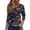 AUV47-Green, variant on IYYVV 2026 Halloween Shirts For Women Horror Candy Print Tops Crew Neck 3/4 Length Sleeve Casual Summer House Tee Green M