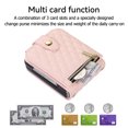 thumbnail image 4 of Allytech Galaxy Z Flip5 Wallet Case, With Zipper Pocket Shoulder Strap Hand Wrist Cards Holder Wallet Case Cover for Samsung Galaxy Z Flip5 -Pink, 4 of 8