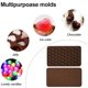 thumbnail image 5 of 2 piezas de chocolate, molde para galletas, molde de silicona para hornear, adecuado para restaurantes, familias, 5 of 6