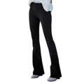 thumbnail image 1 of Women's Corduroy Flare Pants Elastic Waist Bell Bottom Trousers Fall Pants brown XXL, 1 of 4