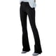 thumbnail image 1 of Women's Corduroy Flare Pants Elastic Waist Bell Bottom Trousers Fall Pants brown XXL, 1 of 4