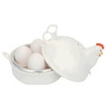 thumbnail image 4 of Microwave Egg Boiler 4 Eggs Boiler Cooker Microwave Egg Steamer Microwave' Eggs Boiler With Lid For Soft/Hard Boiled Eggs' Microwavable Egg' Poacher Cooking Kitchen Tools White, 4 of 9