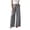 Gray(Womens Pants), variant on GUACER Womens Cotton Linen Palazzo Pants High Waisted Button with Pockets Wide Leg Trousers Casual Summer Slacks