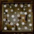 thumbnail image 3 of Pegatina de vidrio estática de copo de nieve navideño, reutilizable, extraíble, 3 of 5
