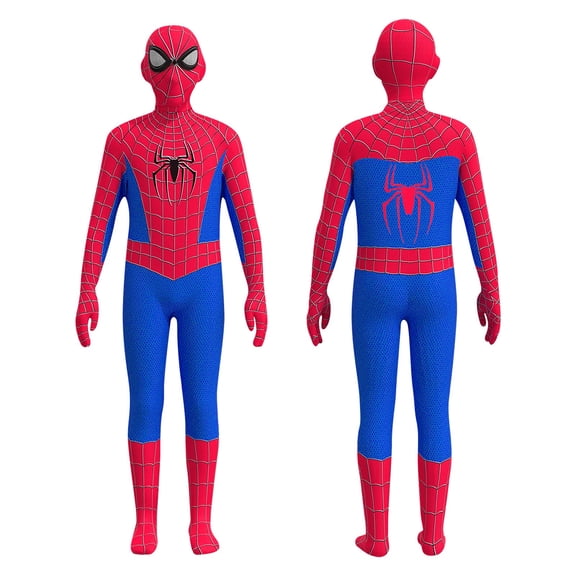Superhero Jumpsuit Costume, Full Body Full Bodysuit with Mask, Fun Halloween Party Outfit for Halloween, Costume Party, Role Play and Dress Up