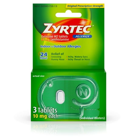 Zyrtec Allergy Medicine Barcode