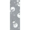 Snowmen Flannel Fabric, 9623-99, Gray