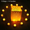 thumbnail image 1 of Coofit 10PCS LED Tea Light Decorative Flameless Tealight LED Candle with Candle Bags, 1 of 10