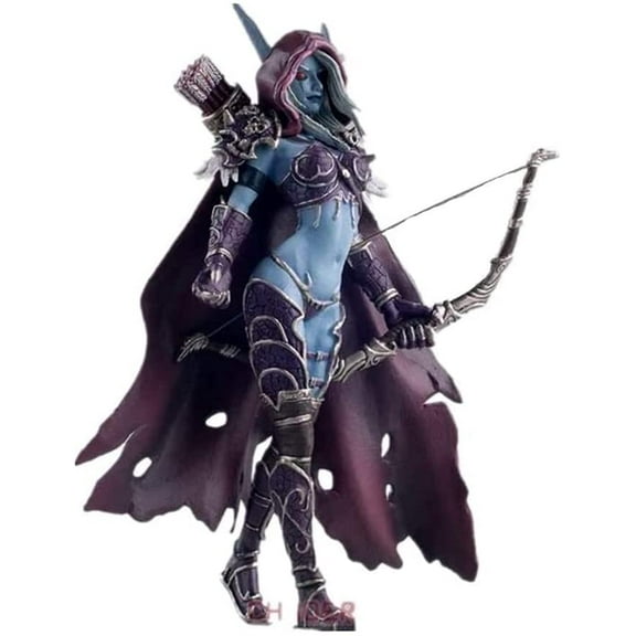 New Wow Sylvanas Windrunner Anime Desktop Ornament World of Warcraft Character Collectible Statue Collectibles PVC