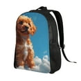 thumbnail image 2 of Gaeub Blue Sky Cloud Puppy Print Unisex Backpacks, College Bookbag,Daypack with Padded 15" Laptop Sleeve,for School, Work, and Travel, 2 of 8