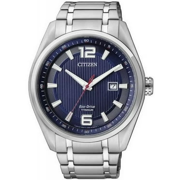Citizen AW1240-57M Men's Eco-Drive Silver Titanium Bracelet Watch