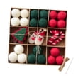 thumbnail image 2 of Kit de Guirnalda de Bolas de Fieltro de Navidad DIY Decoración Navideña Adornos Navideños Colgantes Decoración Navideña para Habitación de Niños Puert Papá Noel, 2 of 8