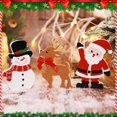thumbnail image 4 of Farship Christmas Tabletop Decorations Christmas Indoor Decorations Christmas Wood Sign Set of 3,  Xmas Centerpiece for Home Decoration, 4 of 6